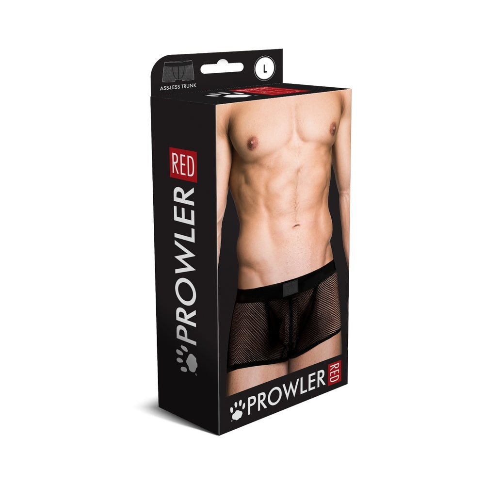 Prowler RED Fishnet Assless Trunk Black L