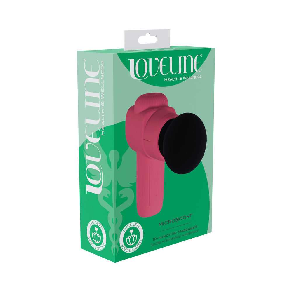 LoveLine MicroBoost Massager Silicone Pink