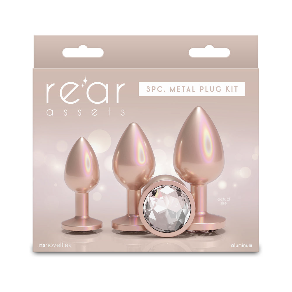 Rear Assets Trainer Plug Kit Iridescent Champagne/Clear