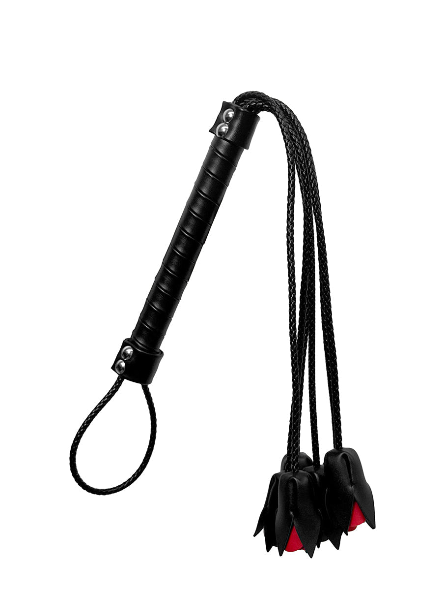 Romantic Rose Faux Leather Whip