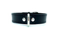 TANGO Black Italian Leather 1" Collar