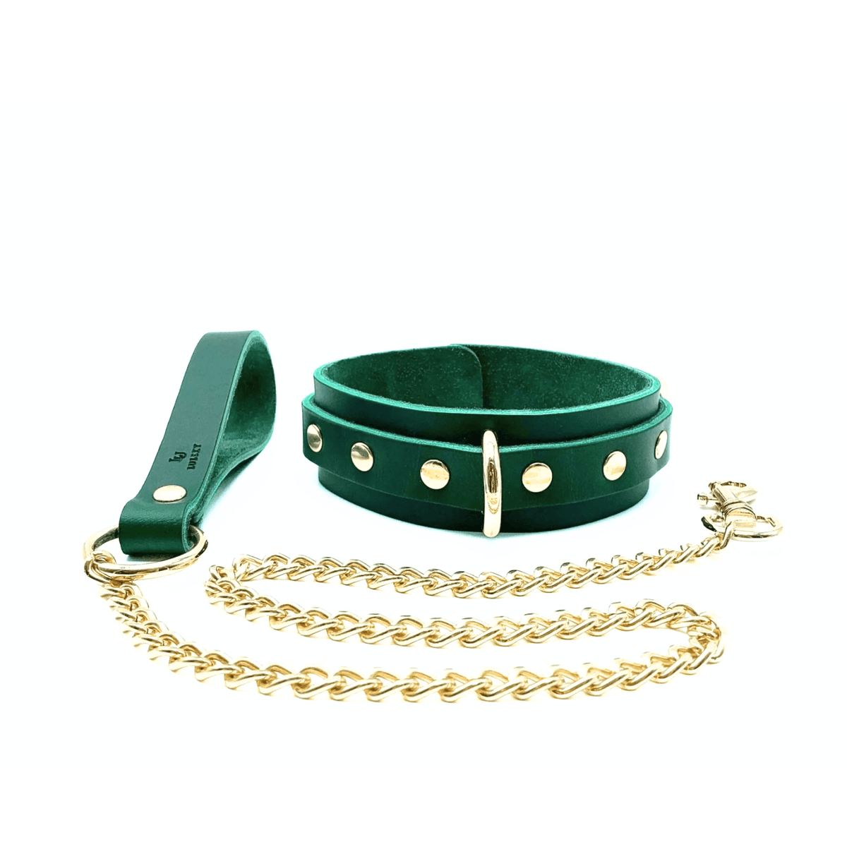 MONA Italian Leather Collar & Leash