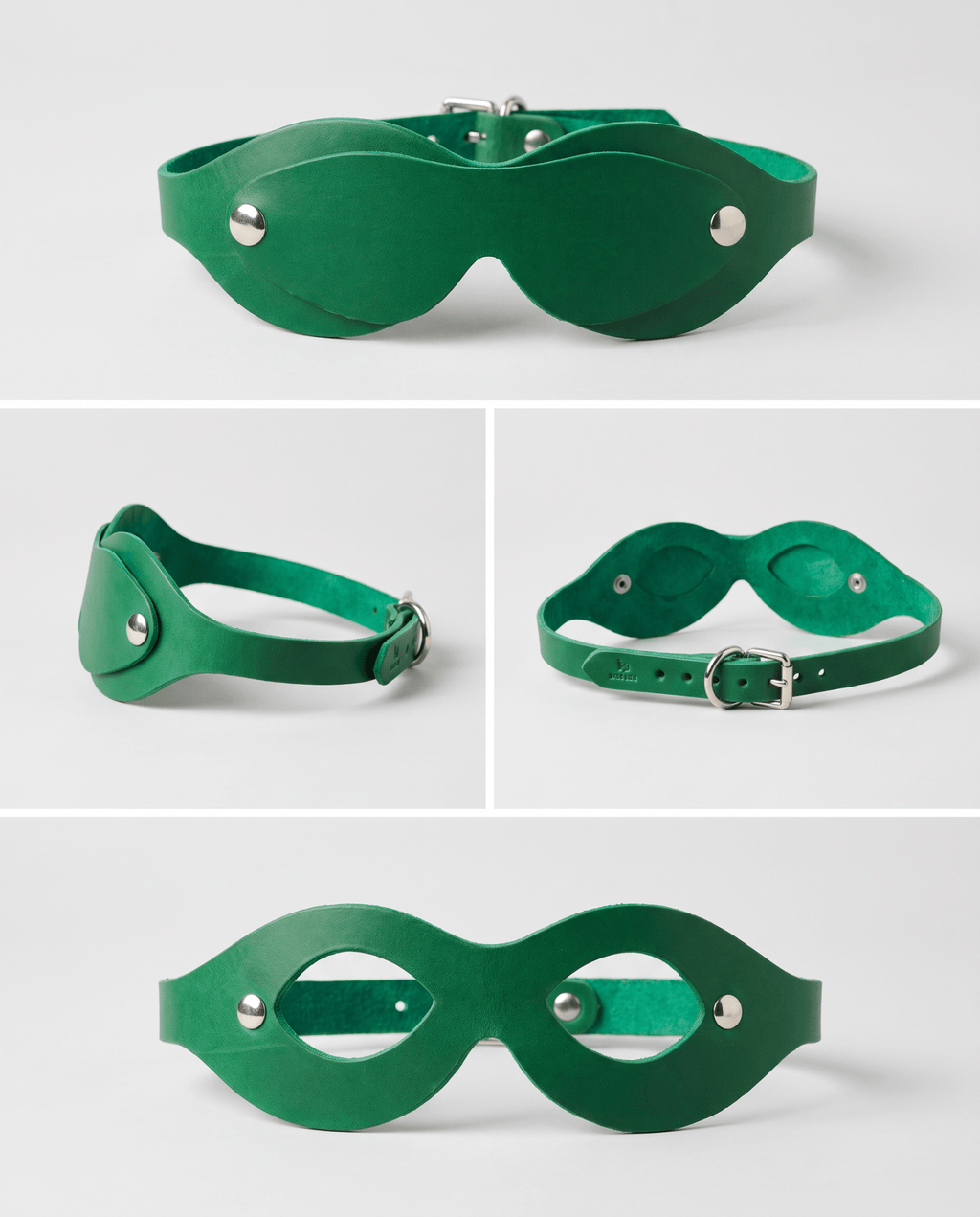 Italian Leather PEEKABOO Blindfold
