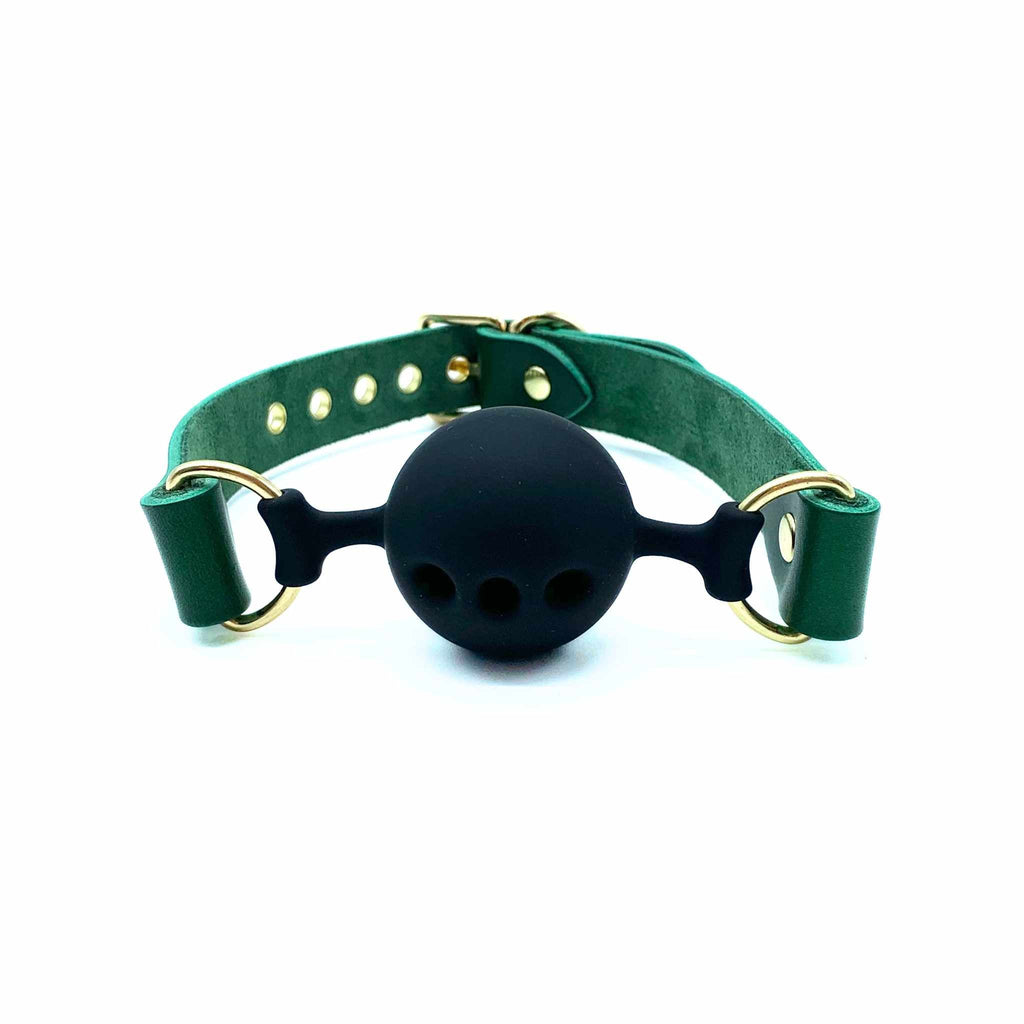 MONA Italian Leather Ball Gag