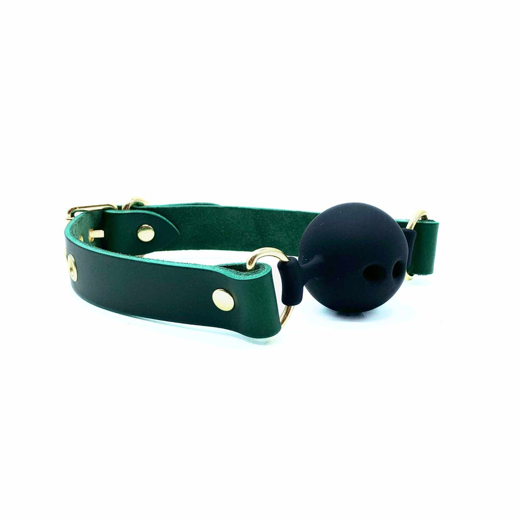 MONA Italian Leather Ball Gag