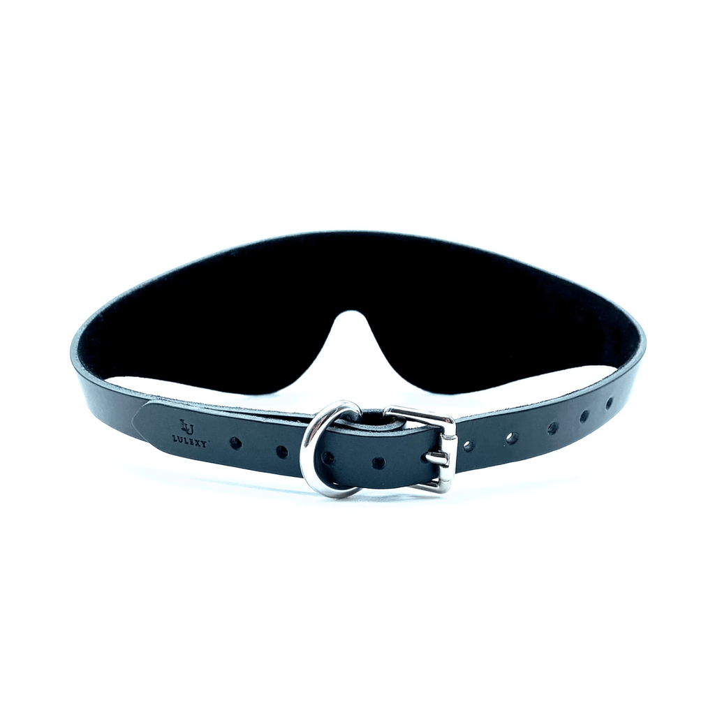 MONA Italian Leather Blindfold