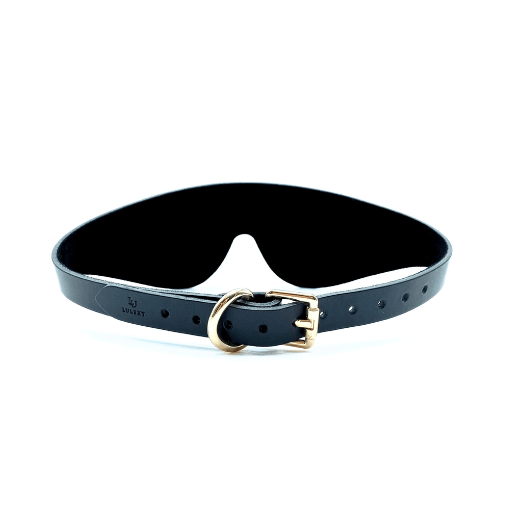 MONA Italian Leather Blindfold