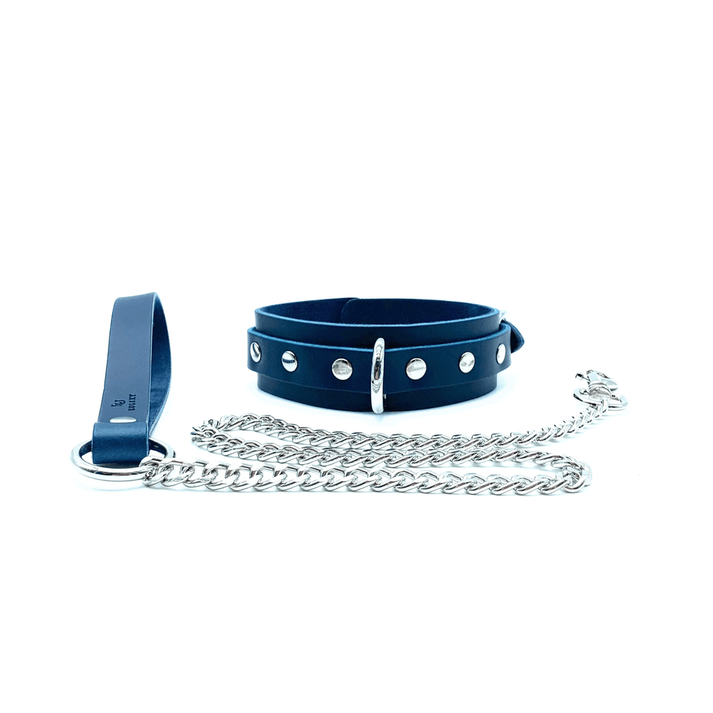 MONA Italian Leather Collar & Leash