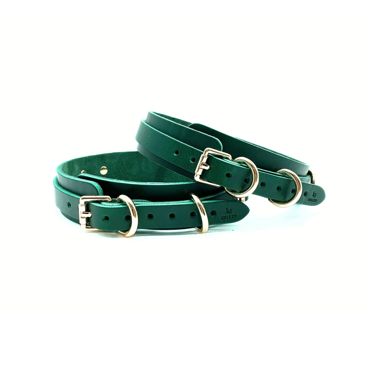 Mona Italian Leather Thigh Cuffs