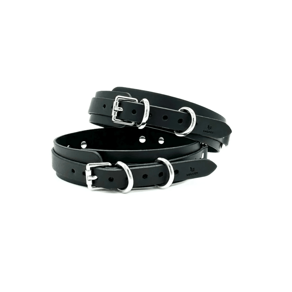 Mona Italian Leather Thigh Cuffs