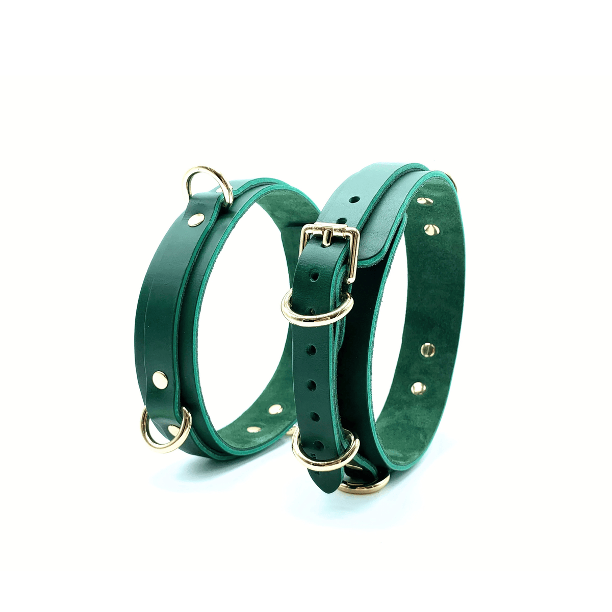 Mona Italian Leather Thigh Cuffs