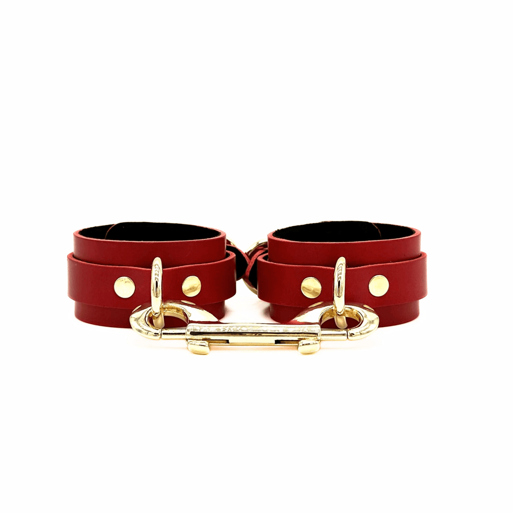 MONA Italian Leather Handcuffs