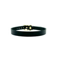 Nina Black Italian Leather Choker