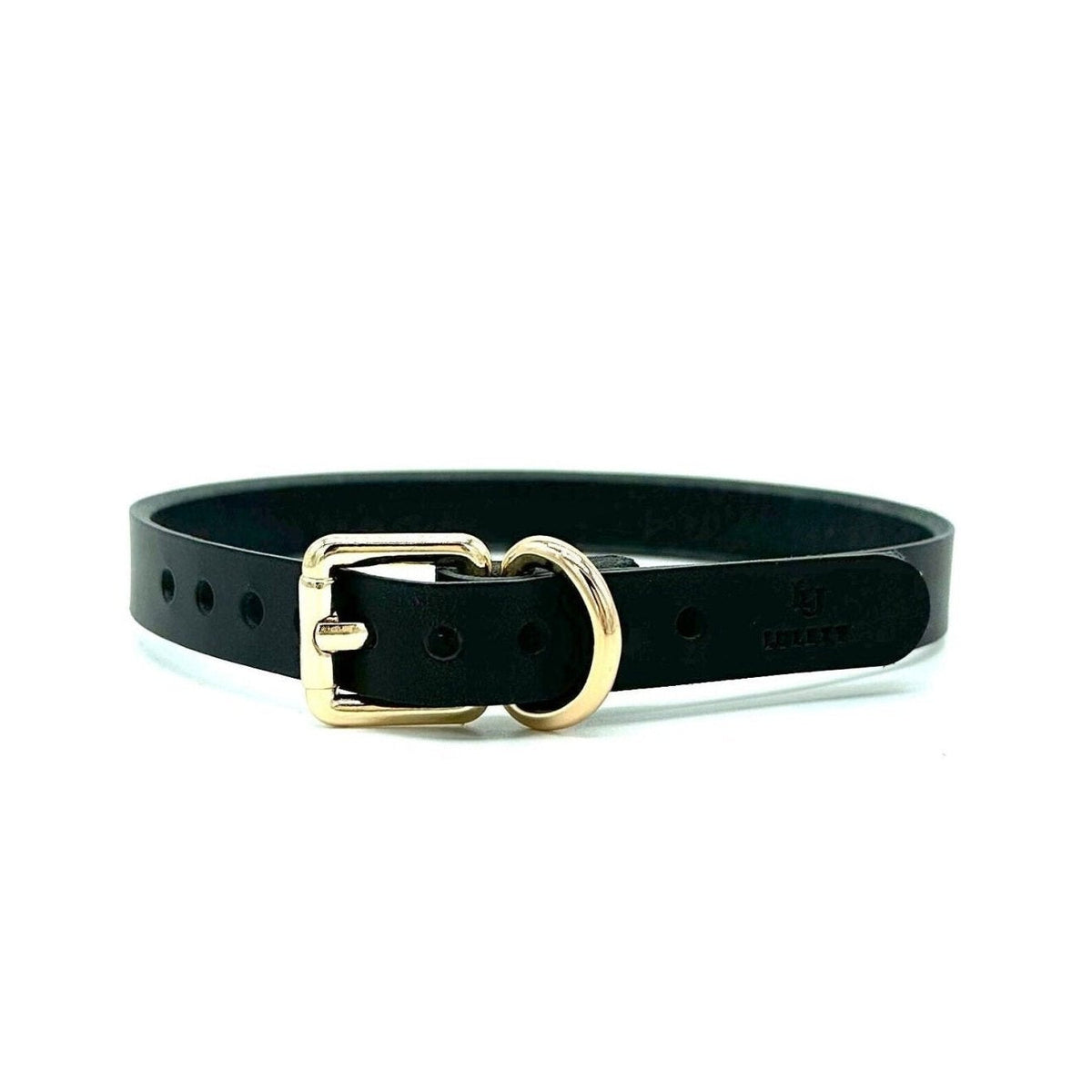 Nina Black Italian Leather Choker