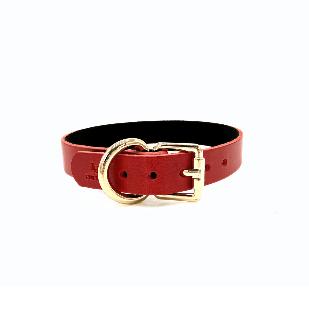 Nina Black Italian Leather Choker