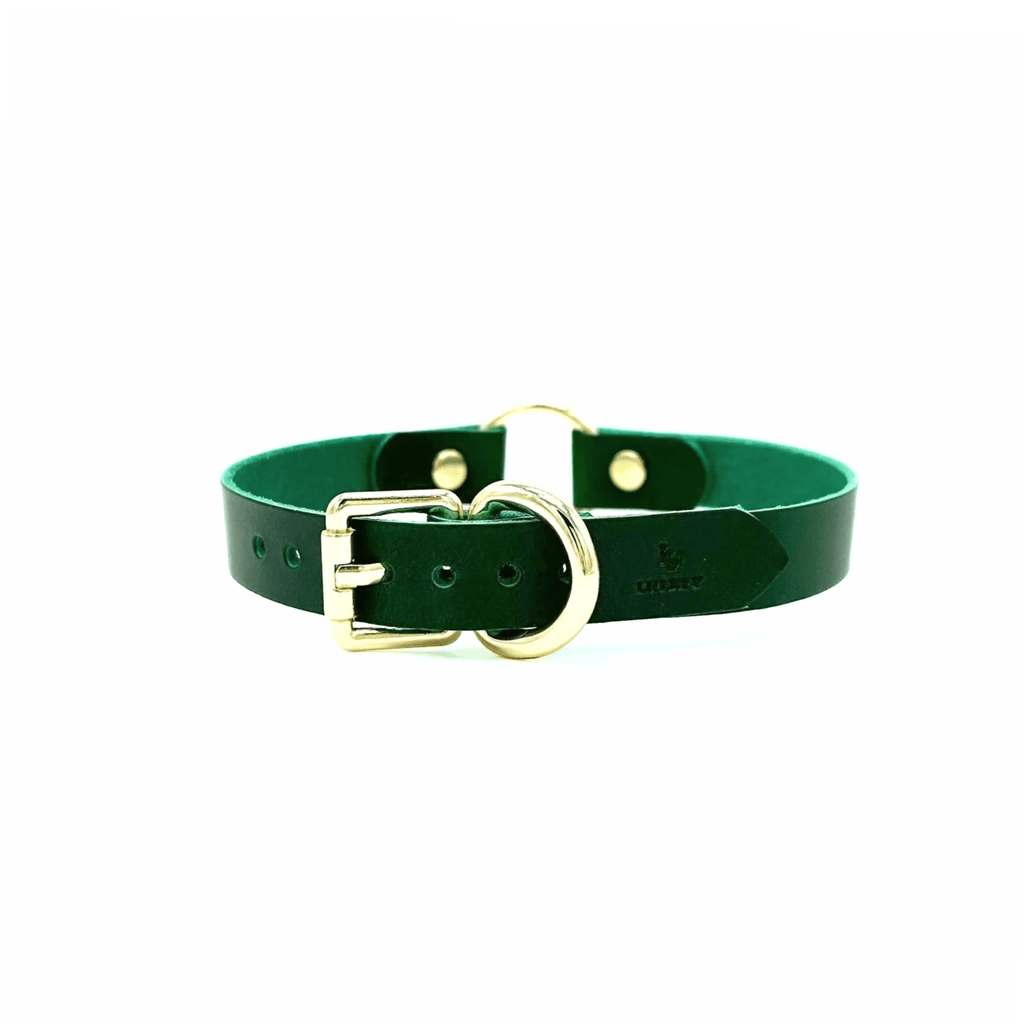 ORIA Italian Leather O Ring Choker