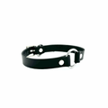 ORIA Italian Leather O Ring Choker