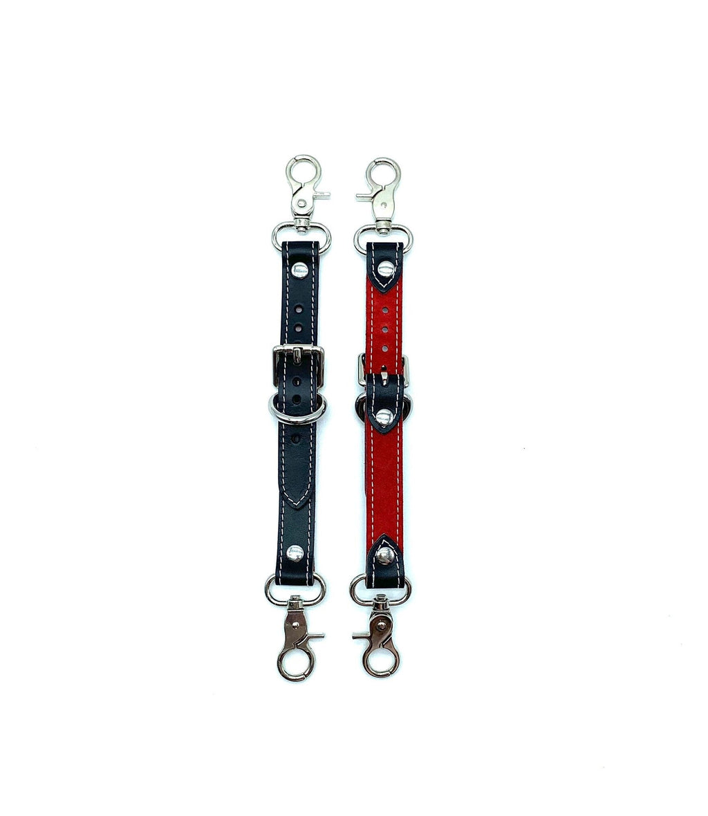 SCARLET Italian Leather Garters
