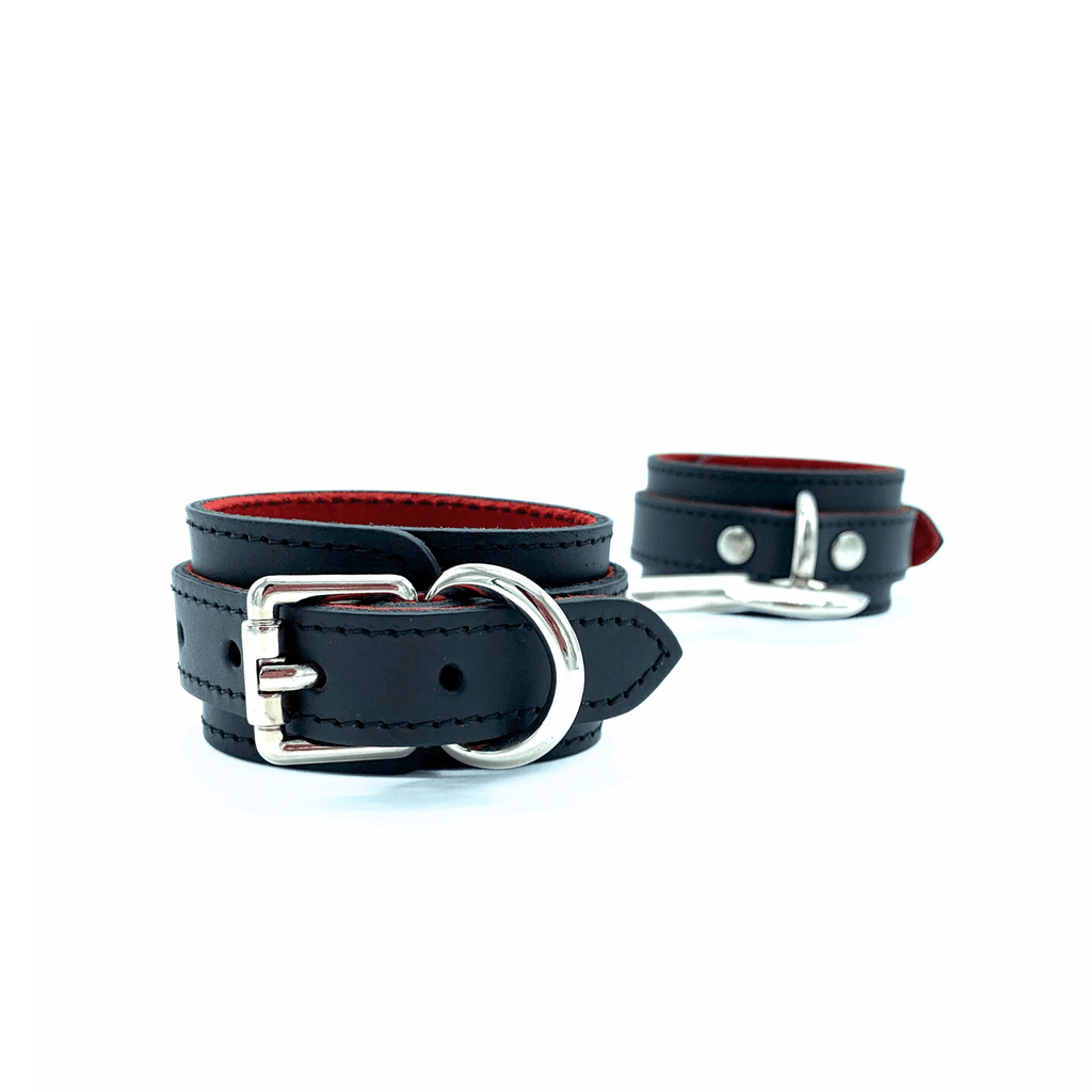 SCARLET Italian Leather Ankle Cuffs