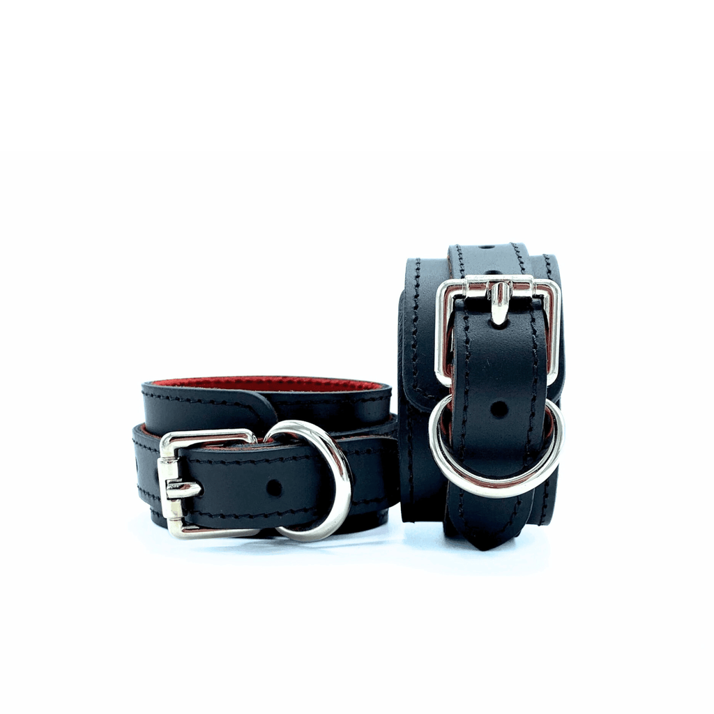 SCARLET Italian Leather Ankle Cuffs