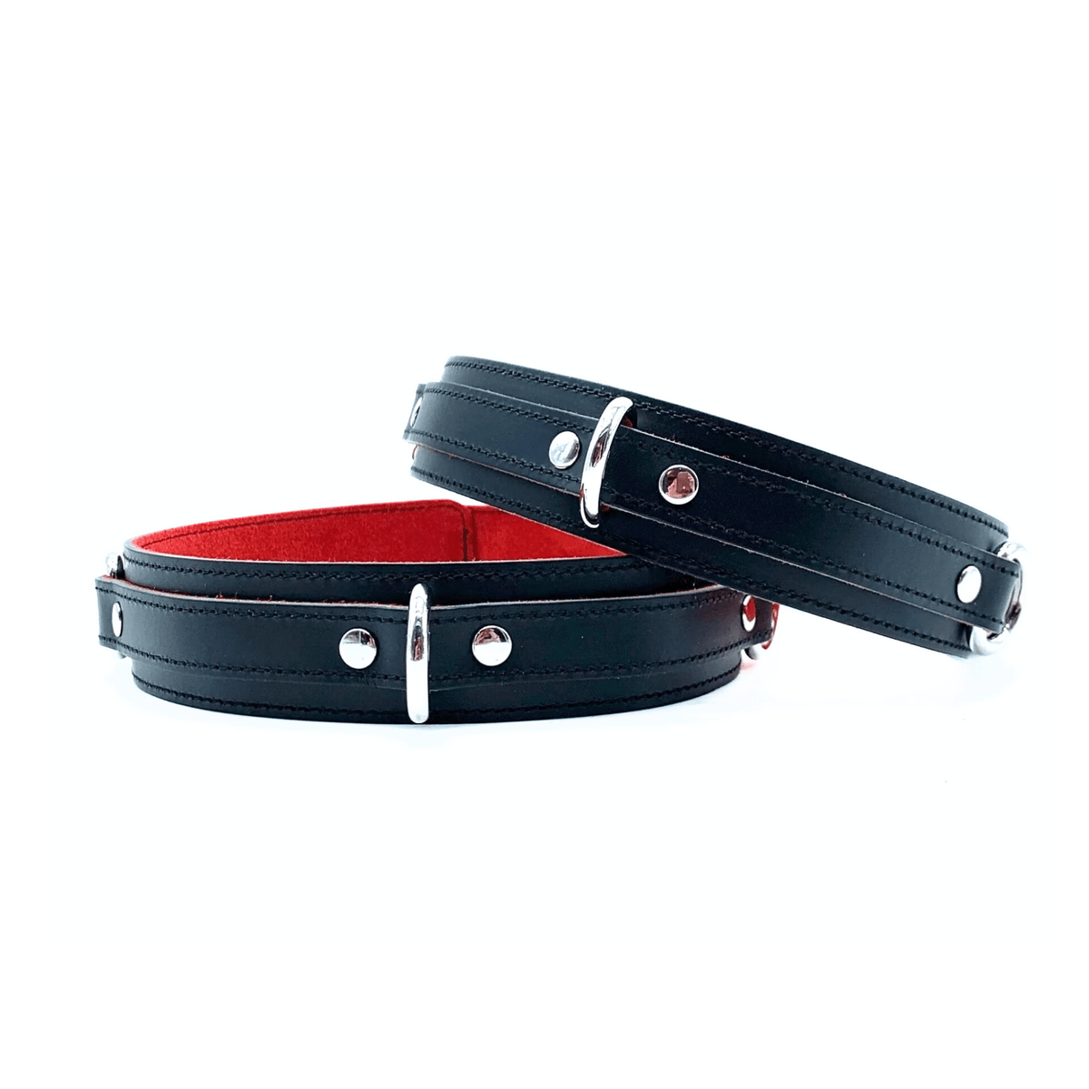 SCARLET Italian Leather Thigh Cuffs