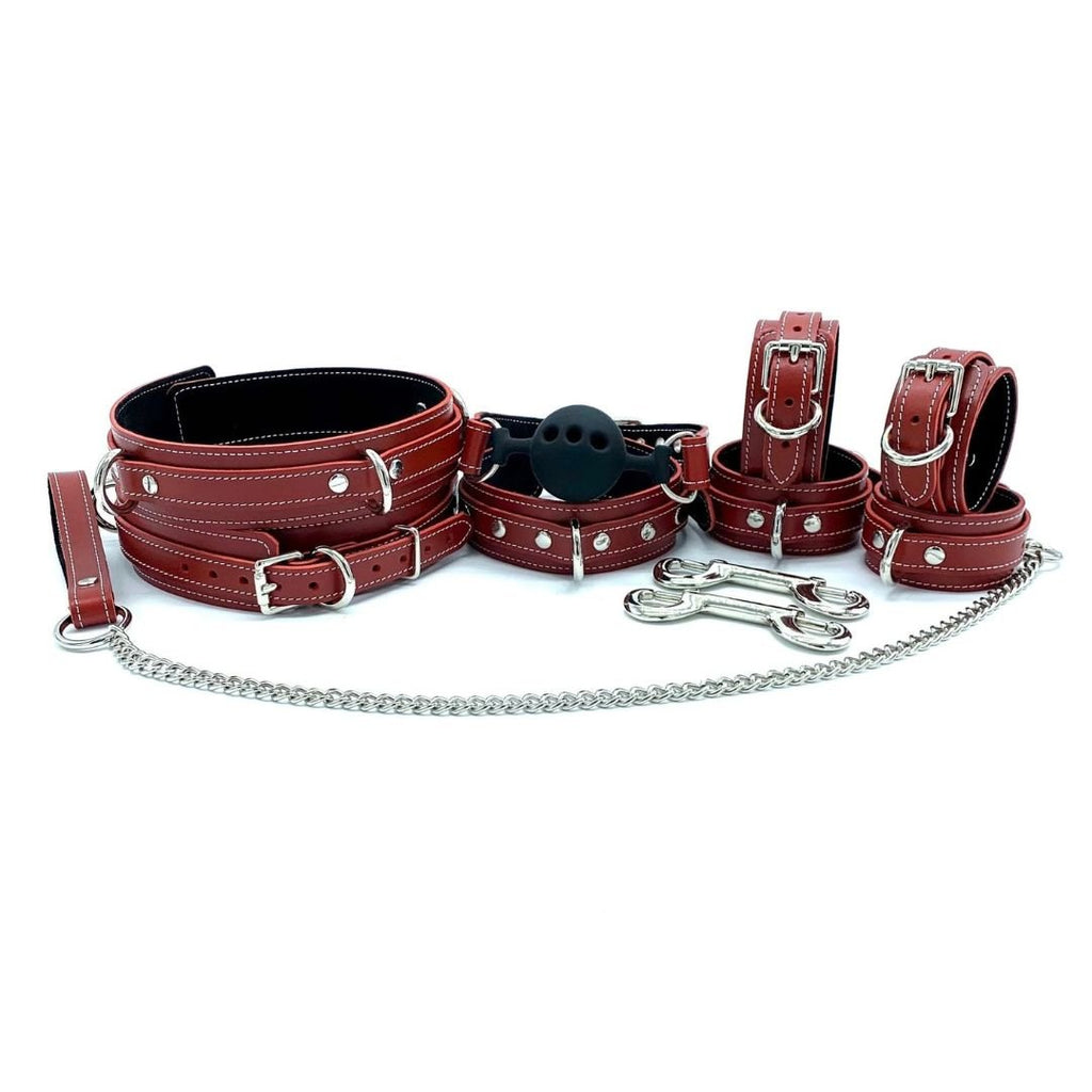 TANGO 8 Piece Italian Leather Bondage Set