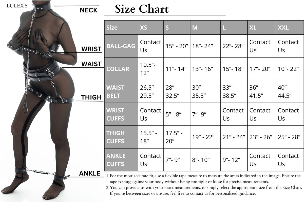 Mona Italian Leather Thigh Cuffs