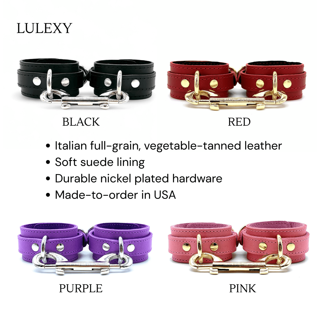 TANGO Italian Leather Garters