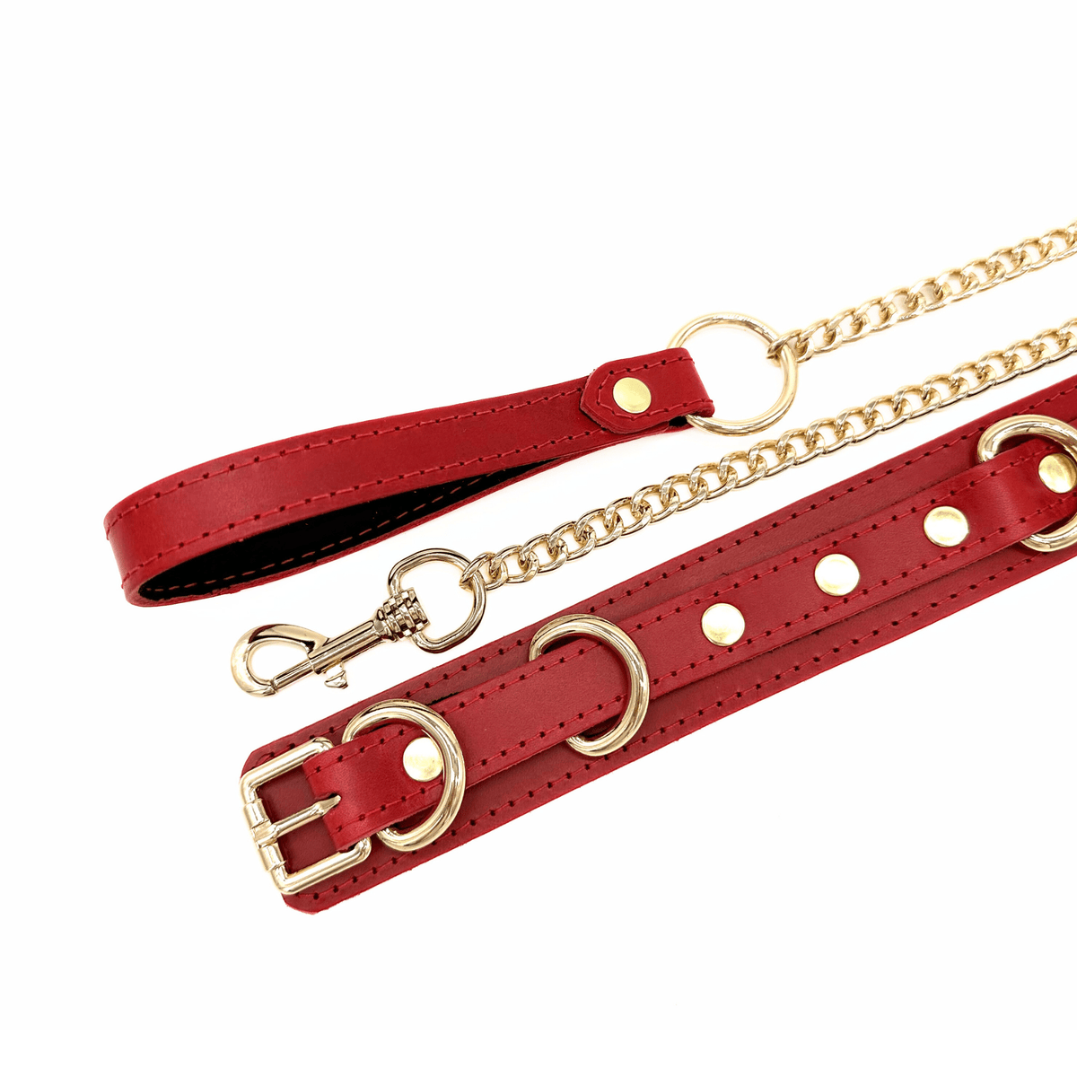 TANGO Italian Leather Collar and Leash