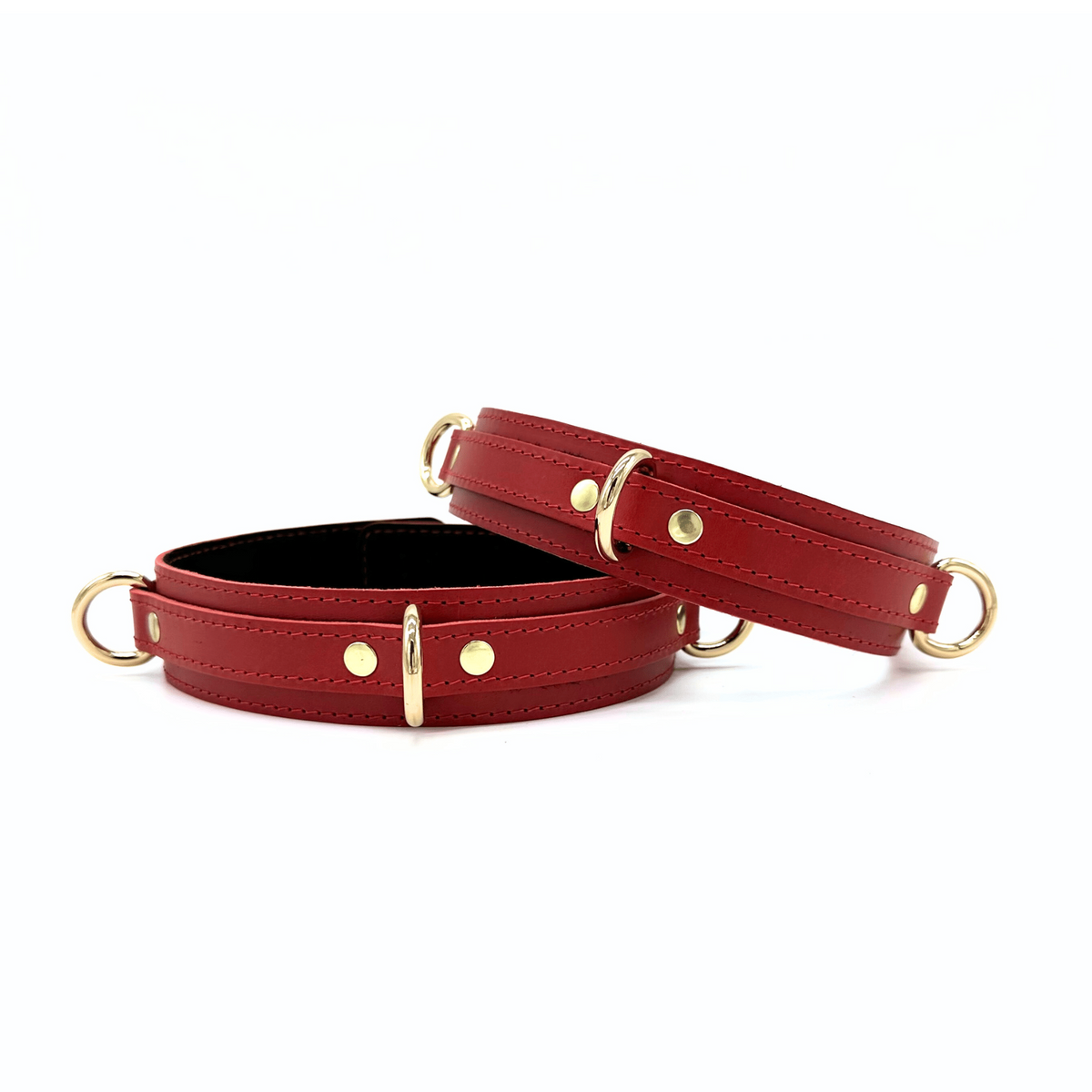 TANGO Italian Leather Thigh Cuffs