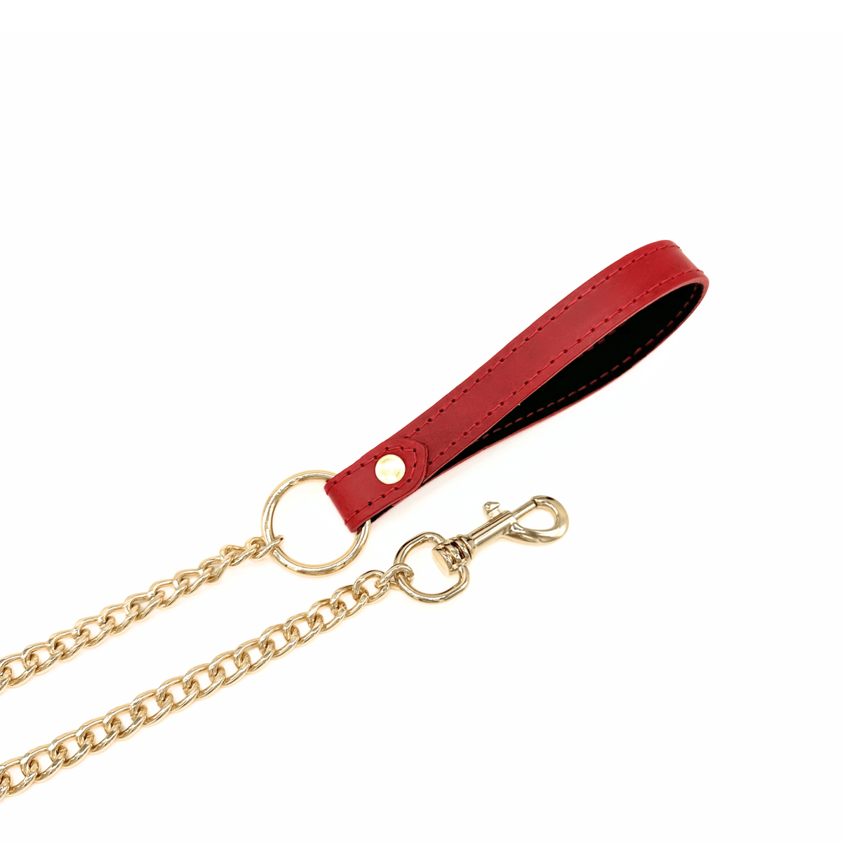 TANGO Italian Leather Leash with Chain