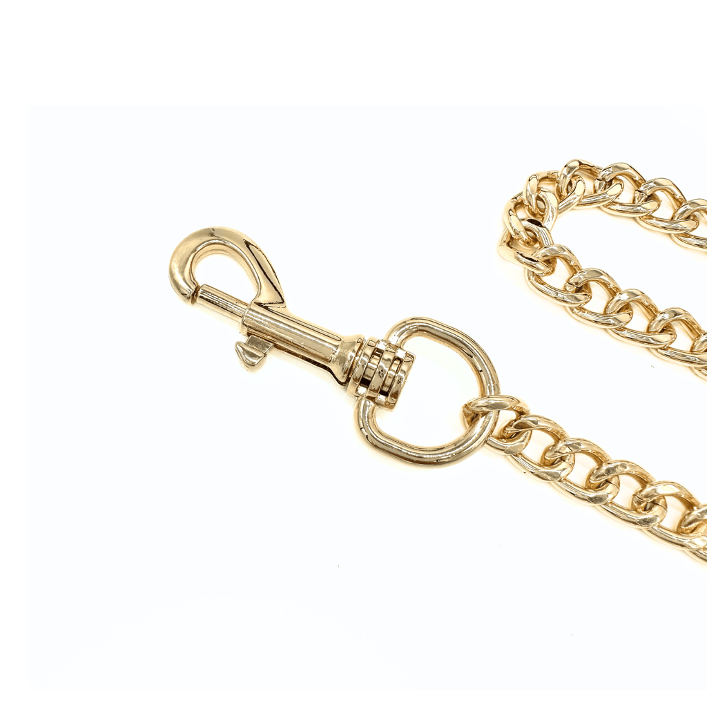 TANGO Italian Leather Leash with Chain