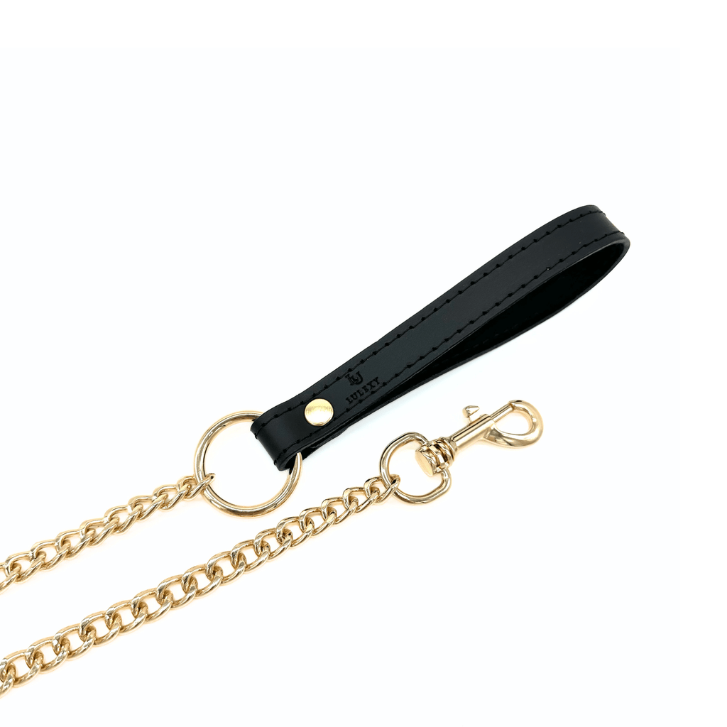 TANGO Italian Leather Leash with Chain