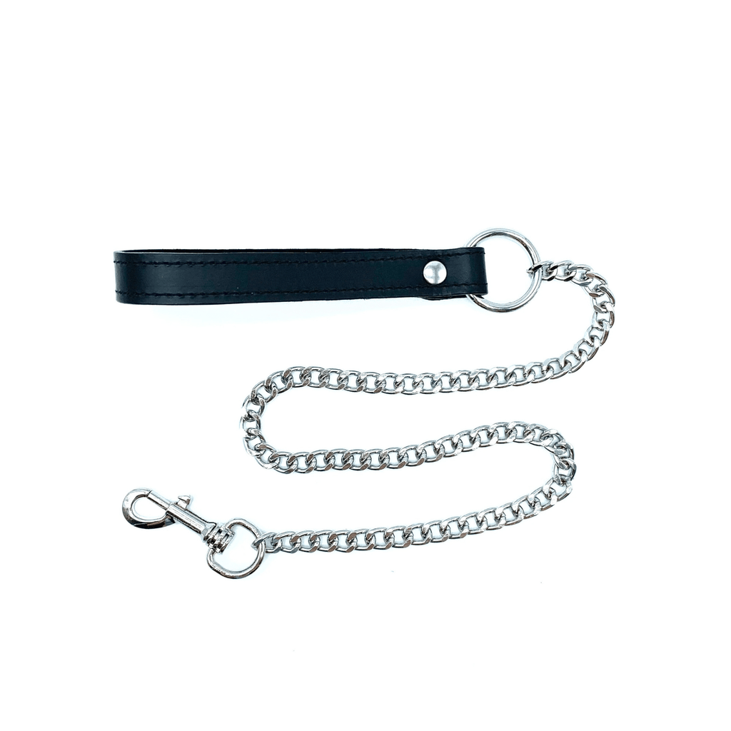 TANGO Italian Leather Leash with Chain