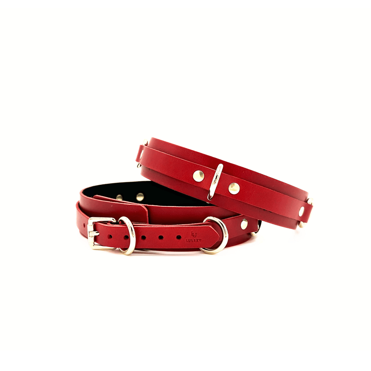 Mona Italian Leather Thigh Cuffs